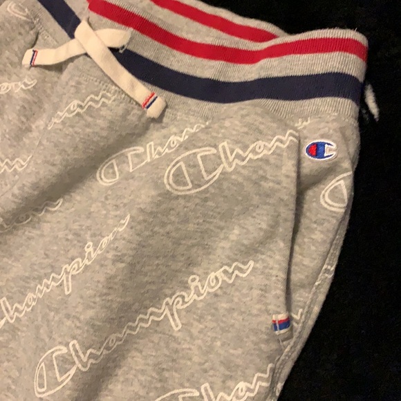 Champion Spellout Logo All-Over Print Joggers - Picture 3 of 10